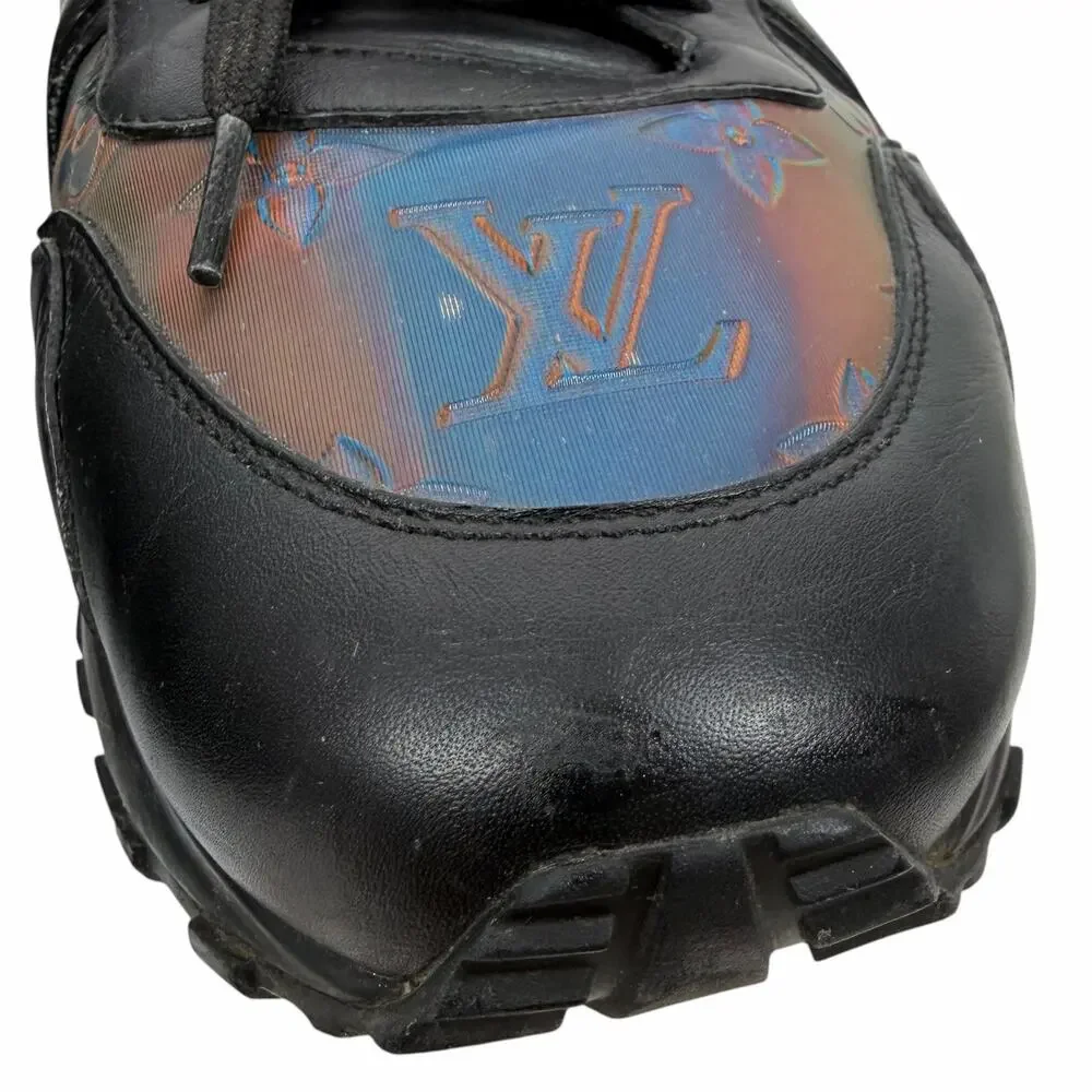 Louis Vuitton Run Away Sneaker Holographic Monogram Black Size 9/ US 10 - Picture 14 of 16